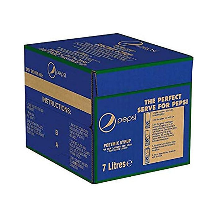 Pepsi Bag in Box Post-Mix Syrup 7lt FRESH STOCK 